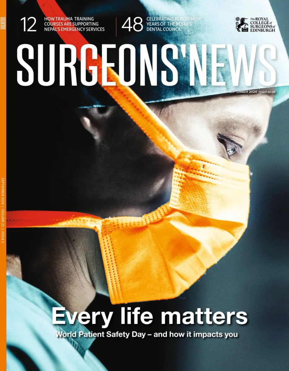 Surgeons' News September 2024 Surgeons' News - September 2024 - Every life matters